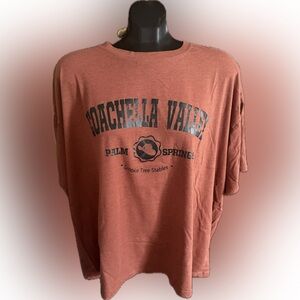 SHEIN Rust Coachella Valley Graphic Tee